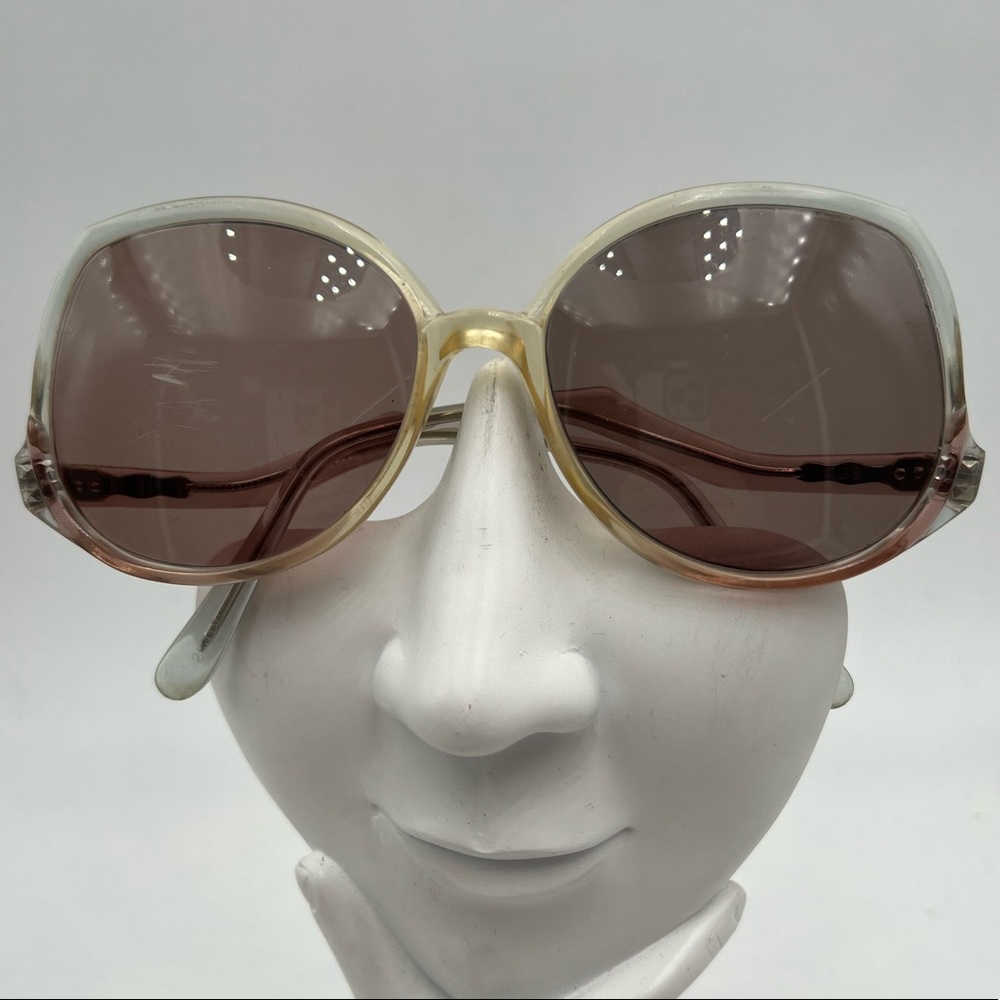 Vintage Sonya Gray Oval Sunglasses Frames 28318